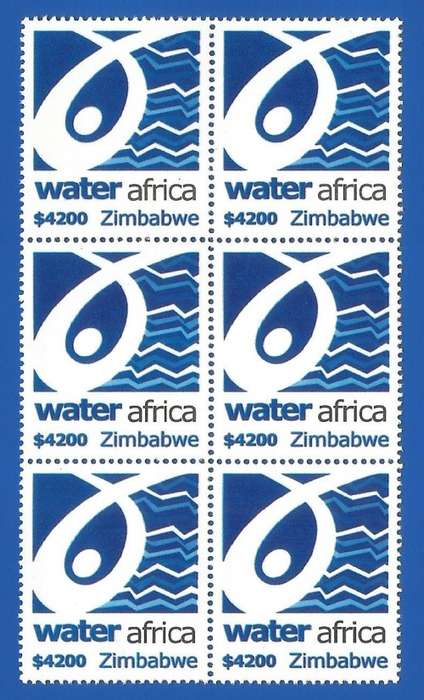 Zimbabwe 2004 Environment Africa - MNH- Water Africa- $4200- Thematic- Flora- Water Africa- Symbol