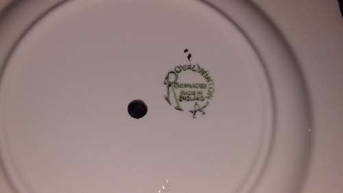 Royal Winton Grim Wades Cake Plate Stand- Dusty Pink -Made In England-Collectable-Vintage