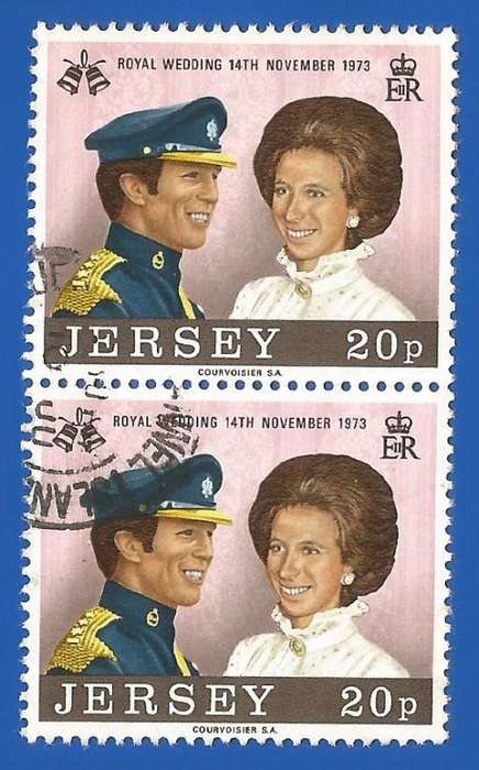 Jersey 1973 Royal wedding -Used-Thematic-Famous People