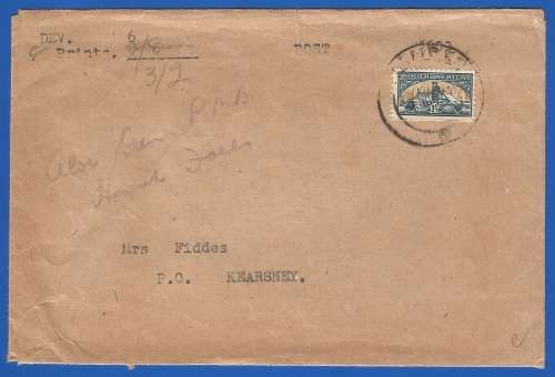 Union of South Africa-Domestic Mail-Cover-Cancel-Thematic-Mining