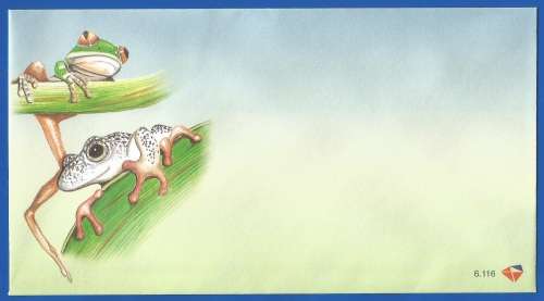 RSA-Unserviced FDC-Cover-No6.116-Thematic-Fauna-Frogs