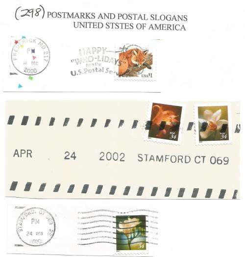 Mix-Bulklot-Used-Postmarks-Slogans-Cancel-Thematic-Fauna-Flora