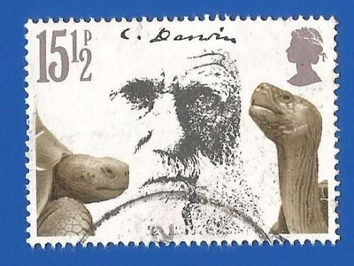England-Used-Cancel-Thematic-Famous Person-Fauna-Turtles