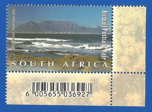 RSA-2001-MNH-SACC1442-South African Natural Wonders-Thematic-Places of Interest-Flora-Mountain