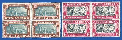 Union of SA 1938 Commem of Voortrekkers SACC79-80 MNH-Thematic-Symbol-Scenery