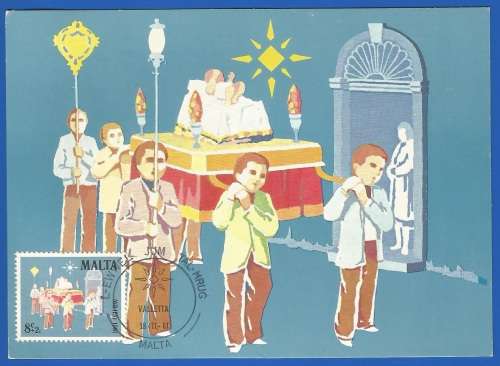 1981 Malta maxi Card number 1