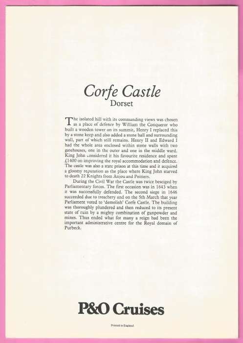 Collectable-Vintage-Menu-P&O Cruises-Sea Princess-Dinner-Saturday July 31 1982