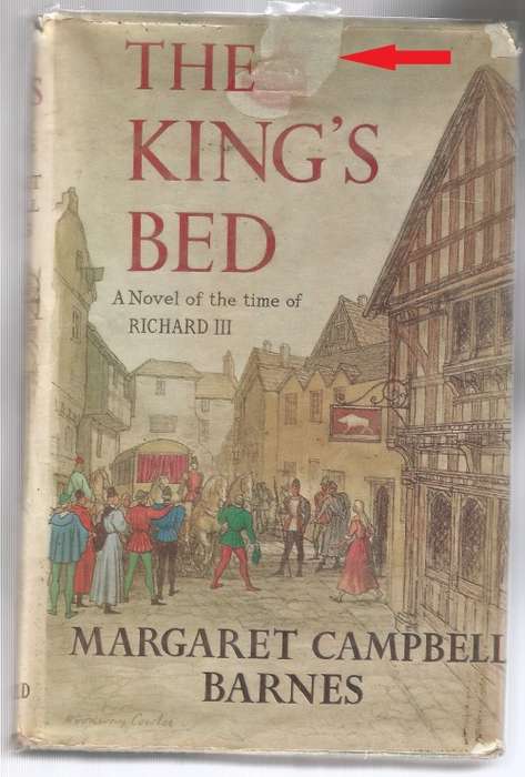 Book-The King`s Bed - Margaret Campbell Barnes-1961-249-page Book-Fair Condition- Hard Cover