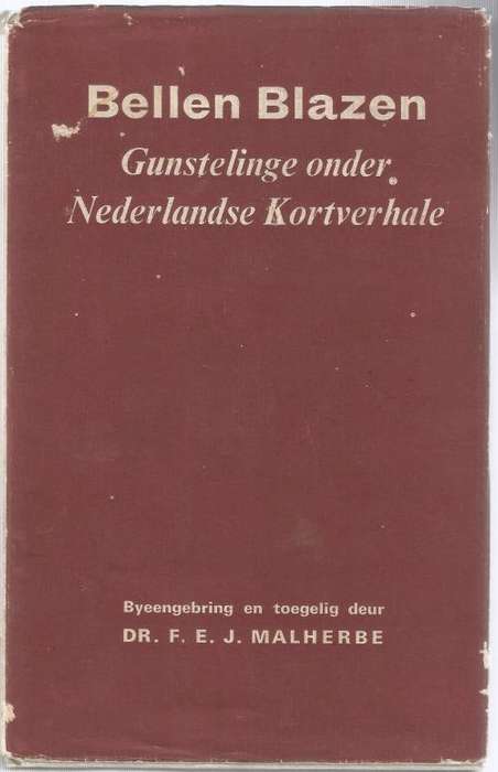 Book-Gunstelinge onder Nederlandse Kortverhale-Dr F E J Malherbe-1970-123-page Book-Hard Cover