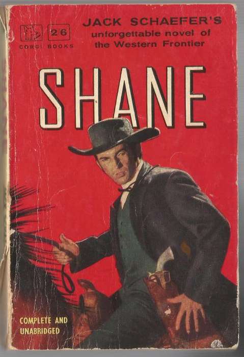 Book-Shane-Jack Schaefer`s-1962-148-page Book-Fair Condition-Soft-Cover