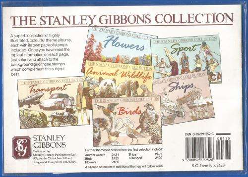 Stanley Gibbons-Pre-Packed Stamps-Used-Unchecked-Theme Stamps-Sold as Is