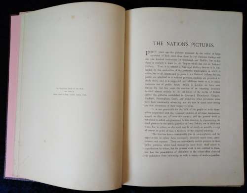 Book-The Nations Pictures-48 Pictures of National Galary Paintings-Red