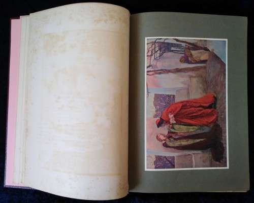 Book-The Nations Pictures-48 Pictures of National Galary Paintings-Red