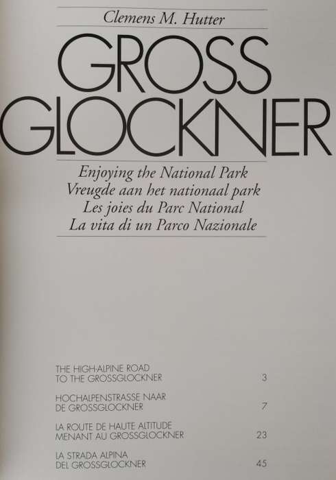1994-Book-Gross Glockner-Enjoying the National Park-Clemens M. Hutter-64pg