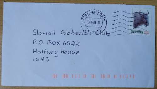 Domestic Mail-Cover-Postmark-2003-Port Elizabeth