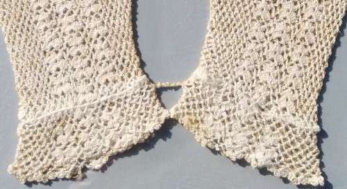 Framed Handmade Crochet Gloves-Wall Decor