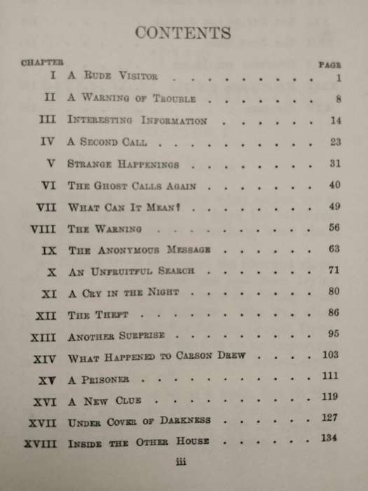 The Hidden Staircase - Carolyn Keene. Nancy Drew - 1930 214 pages No Dust Jacket
