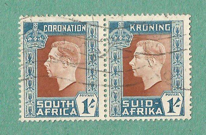 1937-Used-Union of South Africa-Coronation of King George VI.