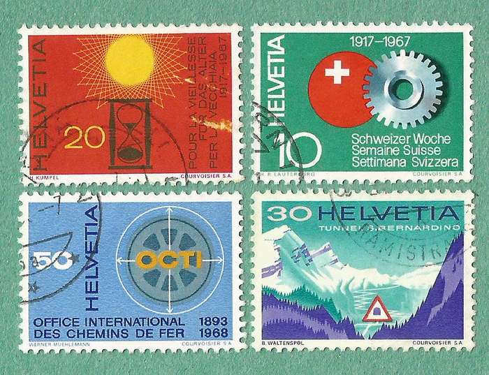 Switzerland Stamp Used 1967 Events