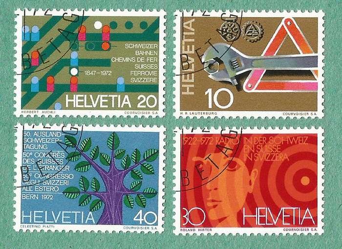Switzerland Stamp Used 1972 Events