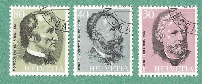 Switzerland Stamp Used 1974 100th Anniv of the UPU