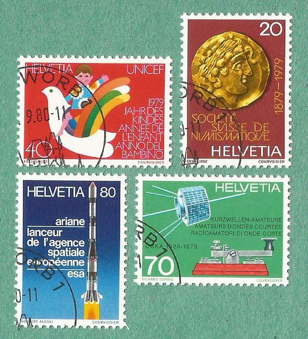Switzerland Used 1979 Anniversaries