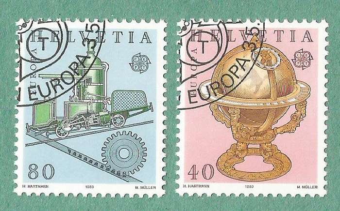 Switzerland Used 1983 EUROPA Stamps - Inventions