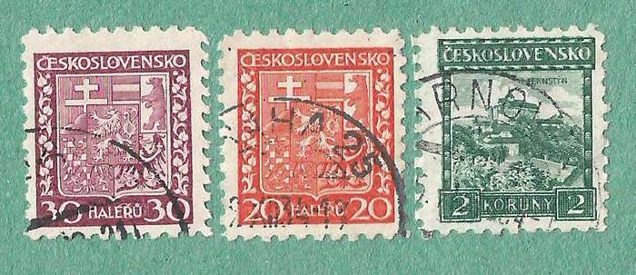 Czechoslovakia Used 1929 Coat of arms