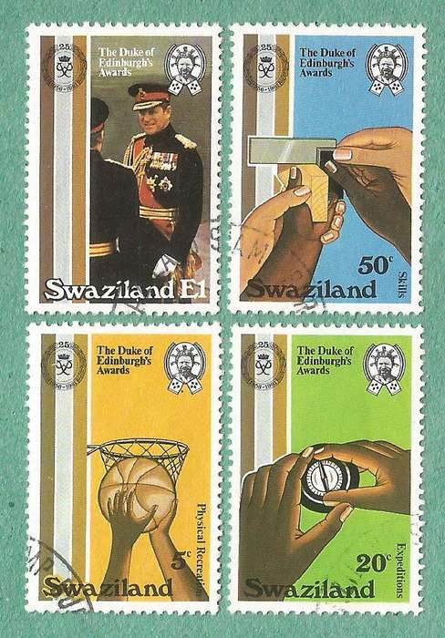 Swaziland Used 1981 The 25th Anniversary of Duke of Edinburgh Award Scheme