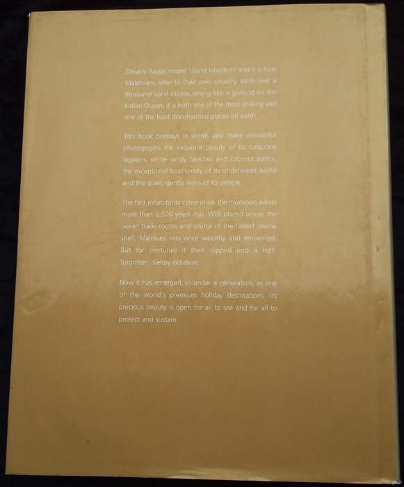 2011-Book-Dhivehi Raajje A portrait of Maldives-Adrian Neville-Signed-Excellent Condition-Pg1-Pg214.