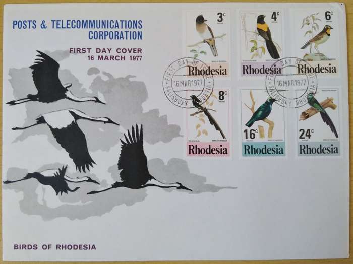 1977-Rhodesia-Post & Telecommunications Corporation-Birds of Rhodesia.