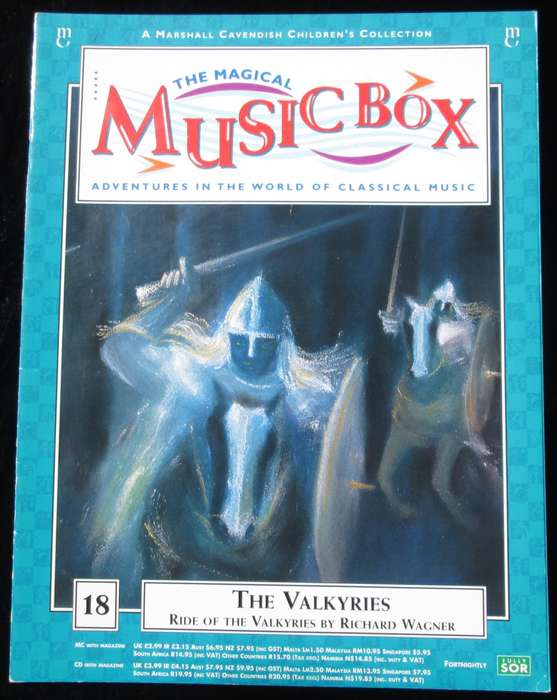 1995-Collectible-The Magical Music Box-No18-Magazine + CD. The Valkyries. Sold As Is.