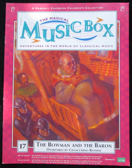 1995-Collectible-The Magical Music Box-No17-Magazine + CD. The Bowman and the Baron. Sold As Is.