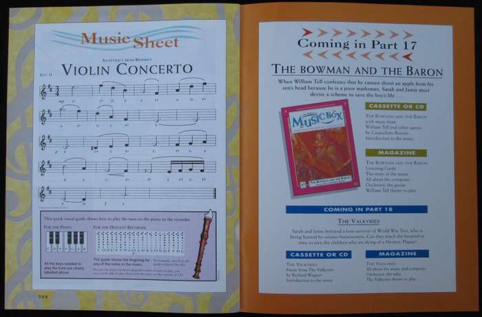1995-Collectible-The Magical Music Box-No16-Magazine + CD. The Big Freeze. Sold As Is.