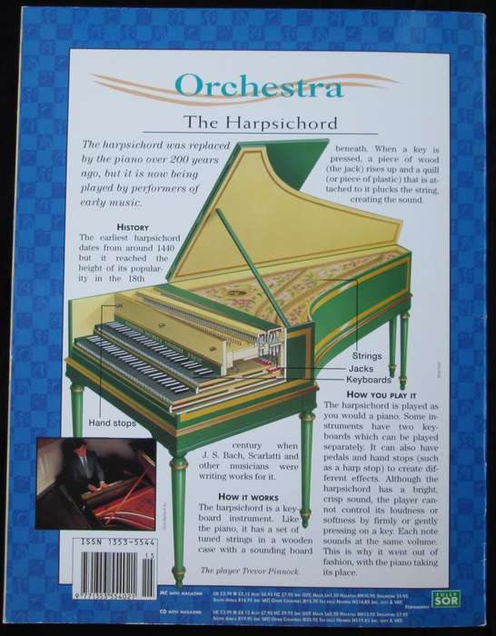 1995-Collectible-The Magical Music Box-No15-Magazine + CD. The Dell of Time. Sold As Is.