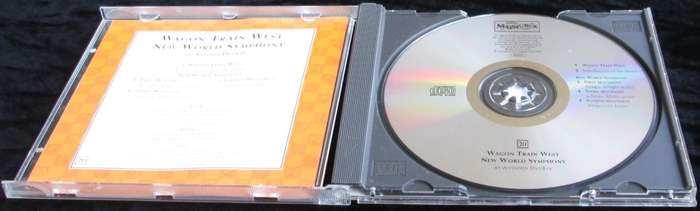 1995-Collectible-The Magical Music Box-No20-Magazine + CD. Wagon Train West. Sold As Is.