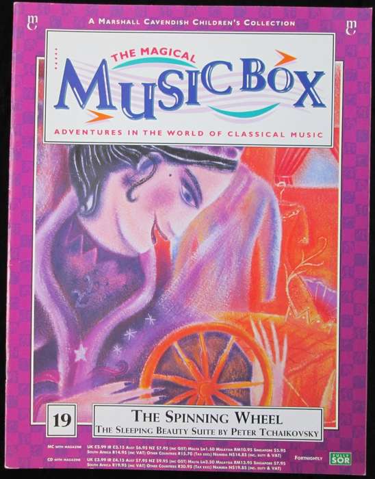 1995-Collectible-The Magical Music Box-No19-Magazine + CD. The Spinning Wheel. Sold As Is.