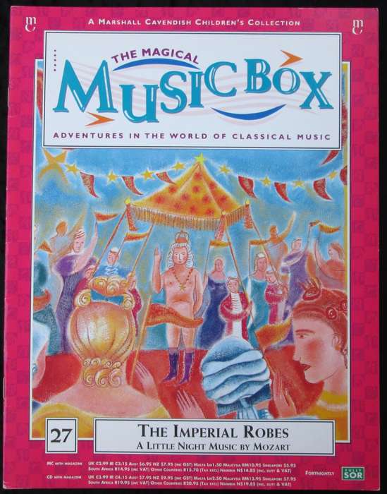 1995-Collectible-The Magical Music Box-No27-Magazine + CD. The Imperial Robes. Sold As Is.