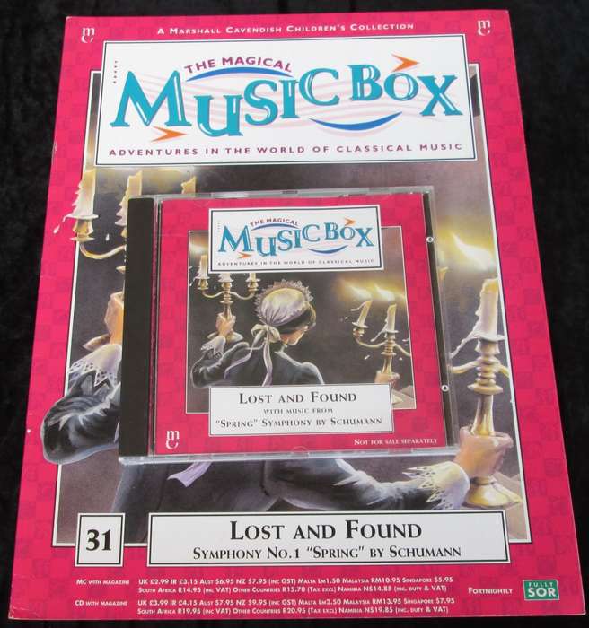 1996-Collectible-The Magical Music Box-No31-Magazine + CD. Lost and Found. Sold As Is.
