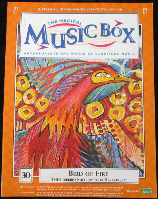 1996-Collectible-The Magical Music Box-No30-Magazine + CD. Bird of Fire. Sold As Is.