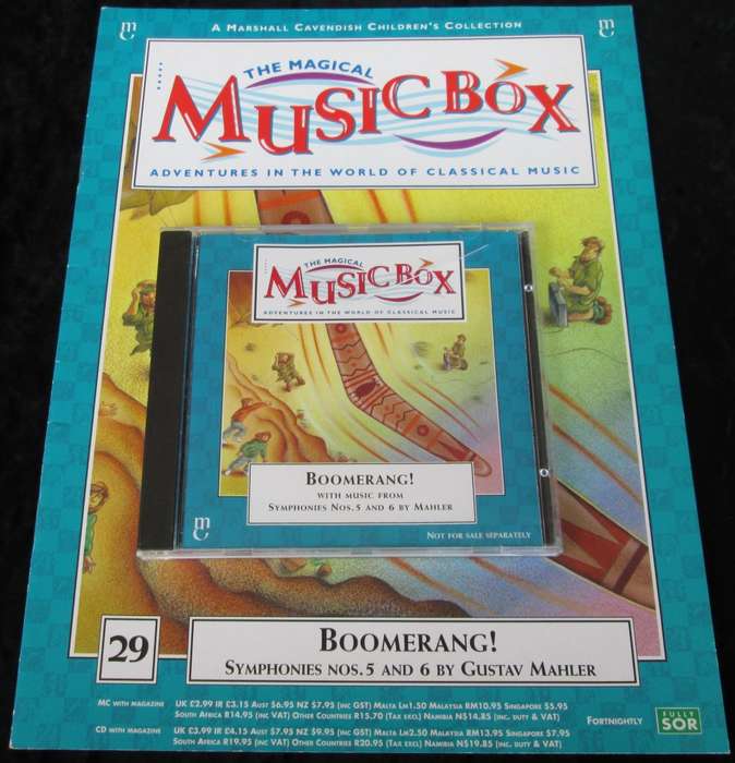 1996-Collectible-The Magical Music Box-No29-Magazine + CD. Boomerang. Sold As Is.
