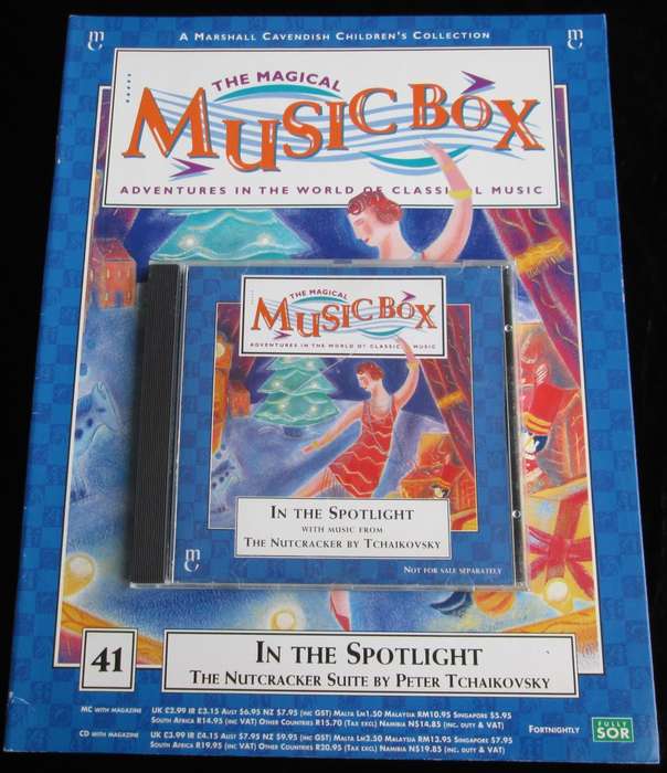 1996-Collectible-The Magical Music Box-No41-Magazine + CD. In the spotlight. Sold As Is.