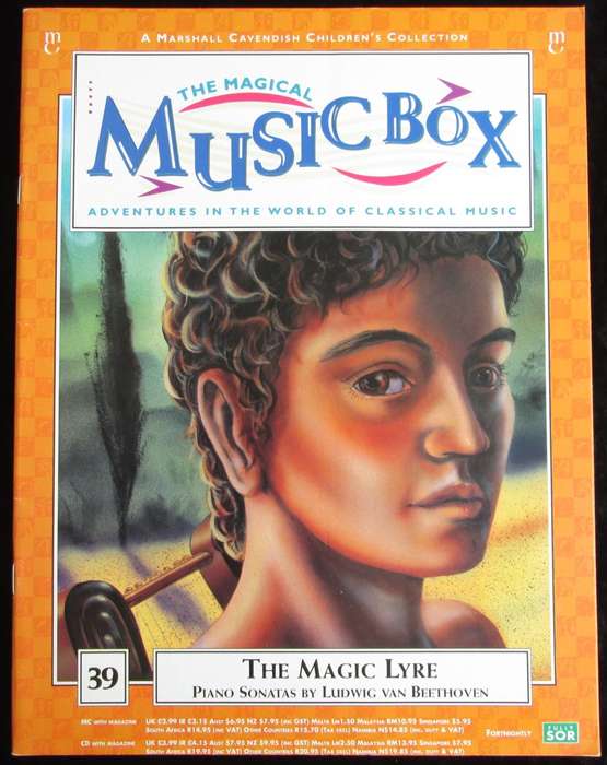 1996-Collectible-The Magical Music Box-No39-Magazine + CD. The Magic Lyre. Sold As Is.
