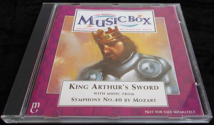 1996-Collectible-The Magical Music Box-No38-Magazine + CD. King Arthur`s Sword. Sold As Is.