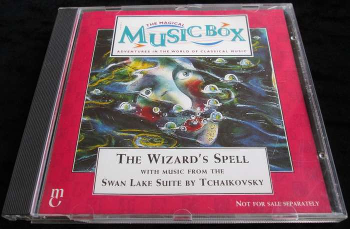 1995-Collectible-The Magical Music Box-No4-Magazine + CD. The Wizard`s Spell. Sold As Is.