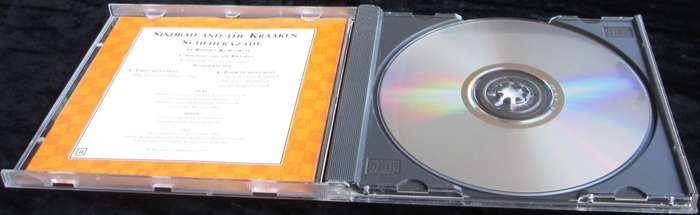 1995-Collectible-The Magical Music Box-No11-Magazine + CD. Sindbad and The Kraaken. Sold As Is.