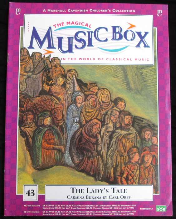 1996-Collectible-The Magical Music Box-No43-Magazine + CD. The Lady`s Tale. Sold As Is.