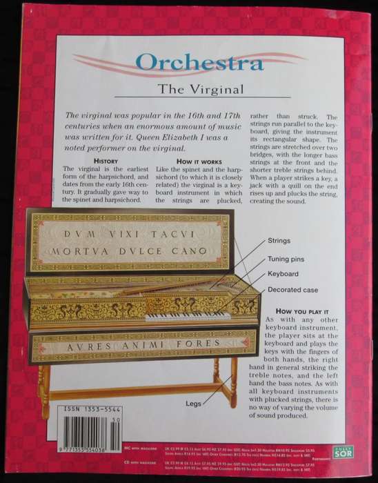 1996-Collectible-The Magical Music Box-No50-Magazine + CD. Treason and Plot. Sold As Is.