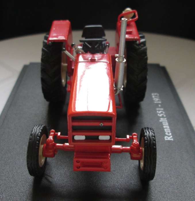 Scale Model-Tractor-Renault 551-1973-Orange