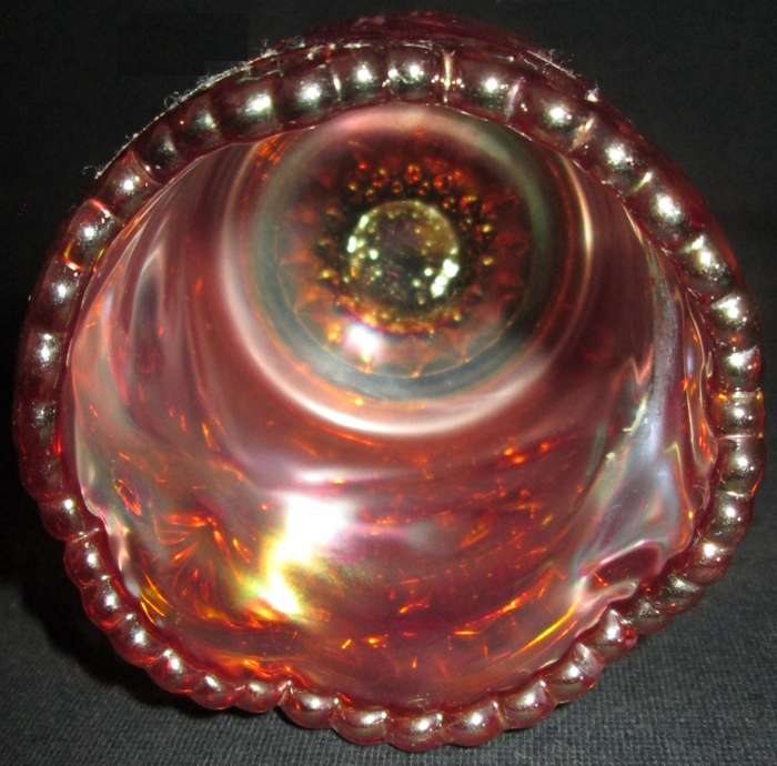 Home Decor-Carnival Glass-Hobstar Imperial Spooner -Good Condition